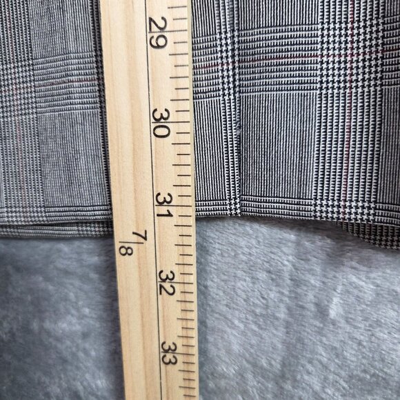 Vintage Hickey Freeman Sport Coat Mens 42R Gray Glen Plaid Wool Blazer Jacket - Picture 12 of 14